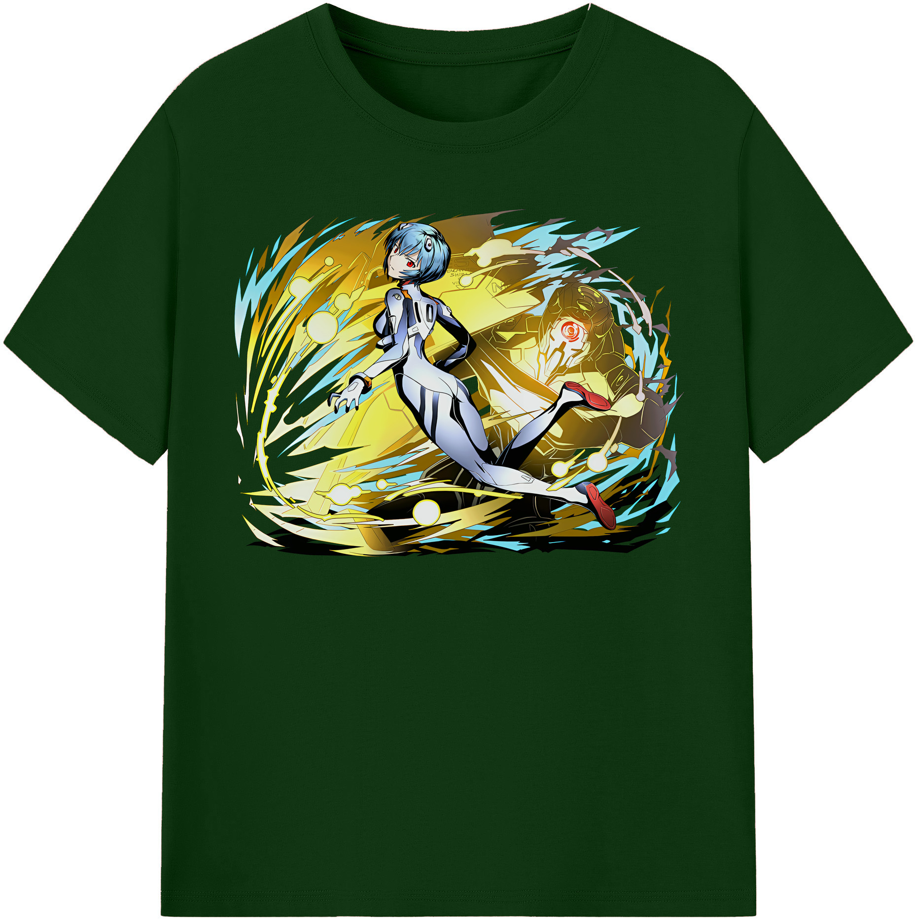 （画像用） EVA 新世紀エヴァンゲリオン 綿100％半袖Tシャツ（フロントプリント）